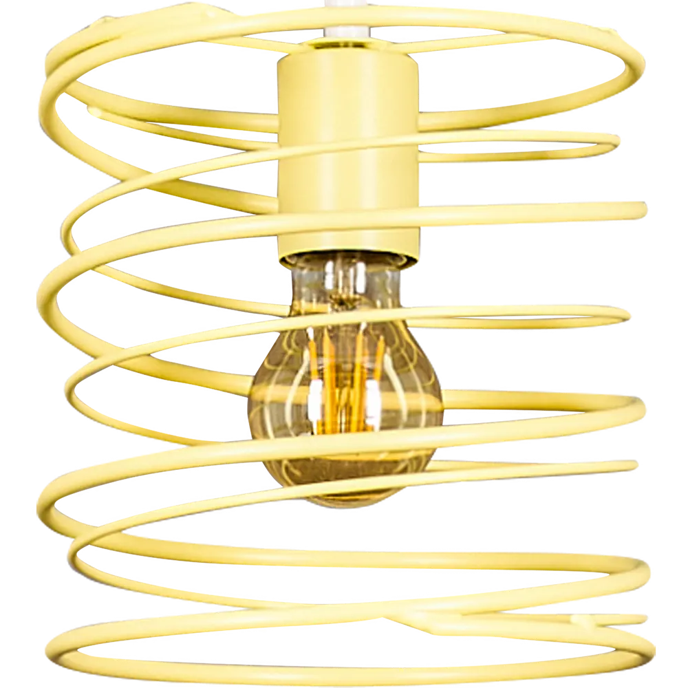 Подвесной светильник Vitaluce Торнадо 1 лампа 3м² Е27 цвет желтый STLM-2080682 - Вид №6