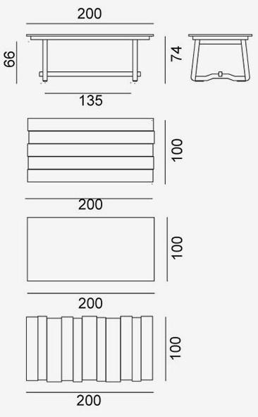 Gervasoni Садовый столик со столешницей из каррарского мрамора Gervasoni outdoor sun-id-1435485 - Вид №3
