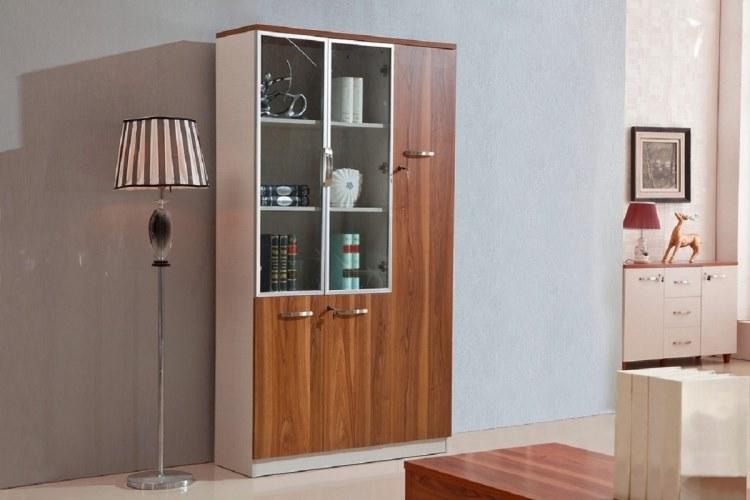 Arrediorg.it® Высокий деревянный офисный блок с распашными дверями Evolutio C208  - Вид №1