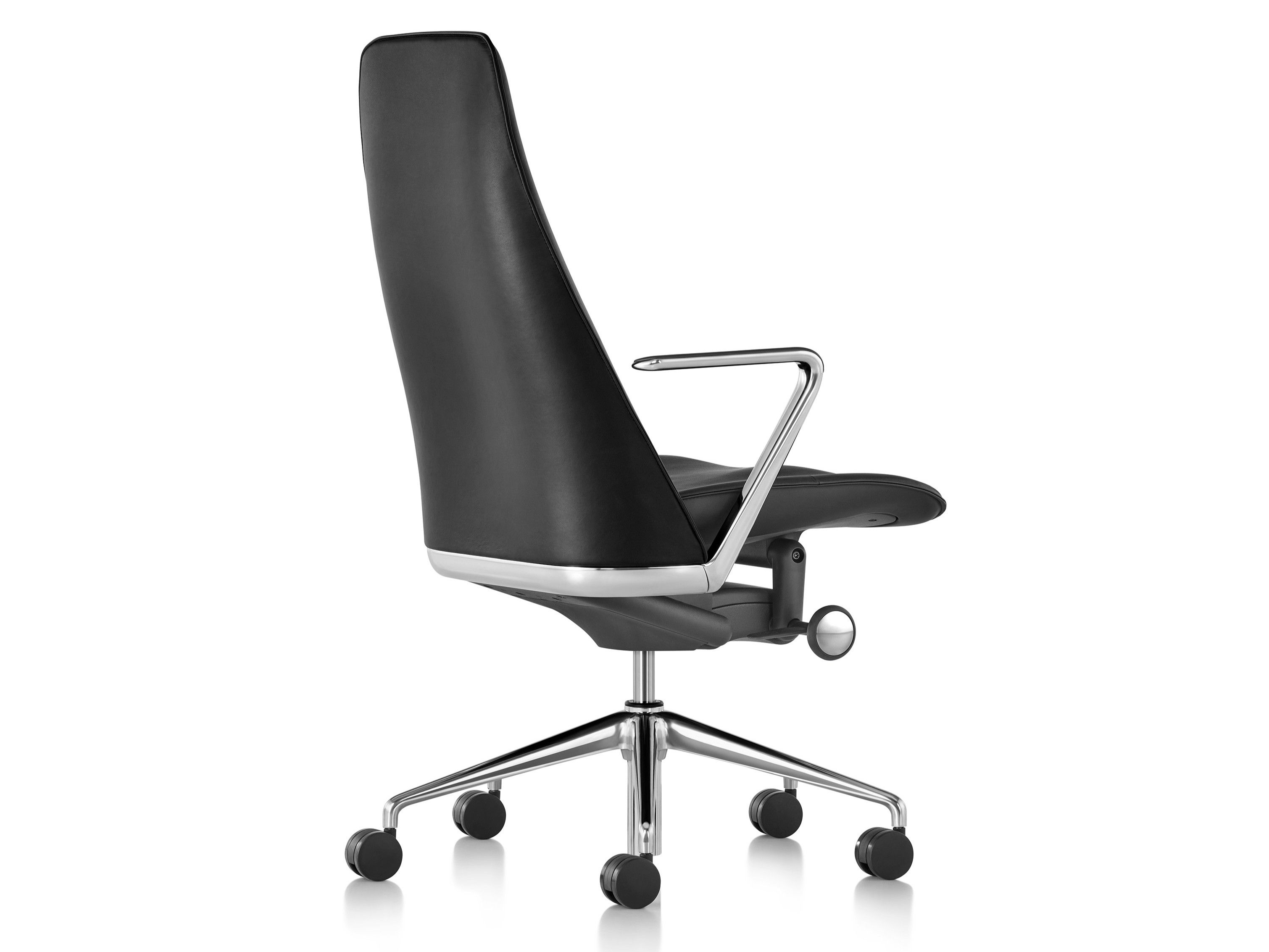 Кожаное вращающееся офисное кресло с высокой спинкой Herman Miller конус ARCH-00106072 - Вид №2