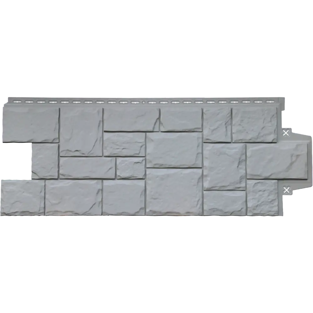 Панель фасадная Grand Line Крупный камень цвет известняк STLM-2084128