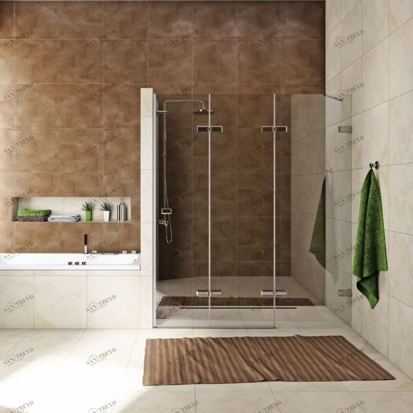 Душевая дверь в нишу 130x200 GK-863D стекло прозрачное 6 мм GUTEWETTER TREND DOOR 130X200GK863D