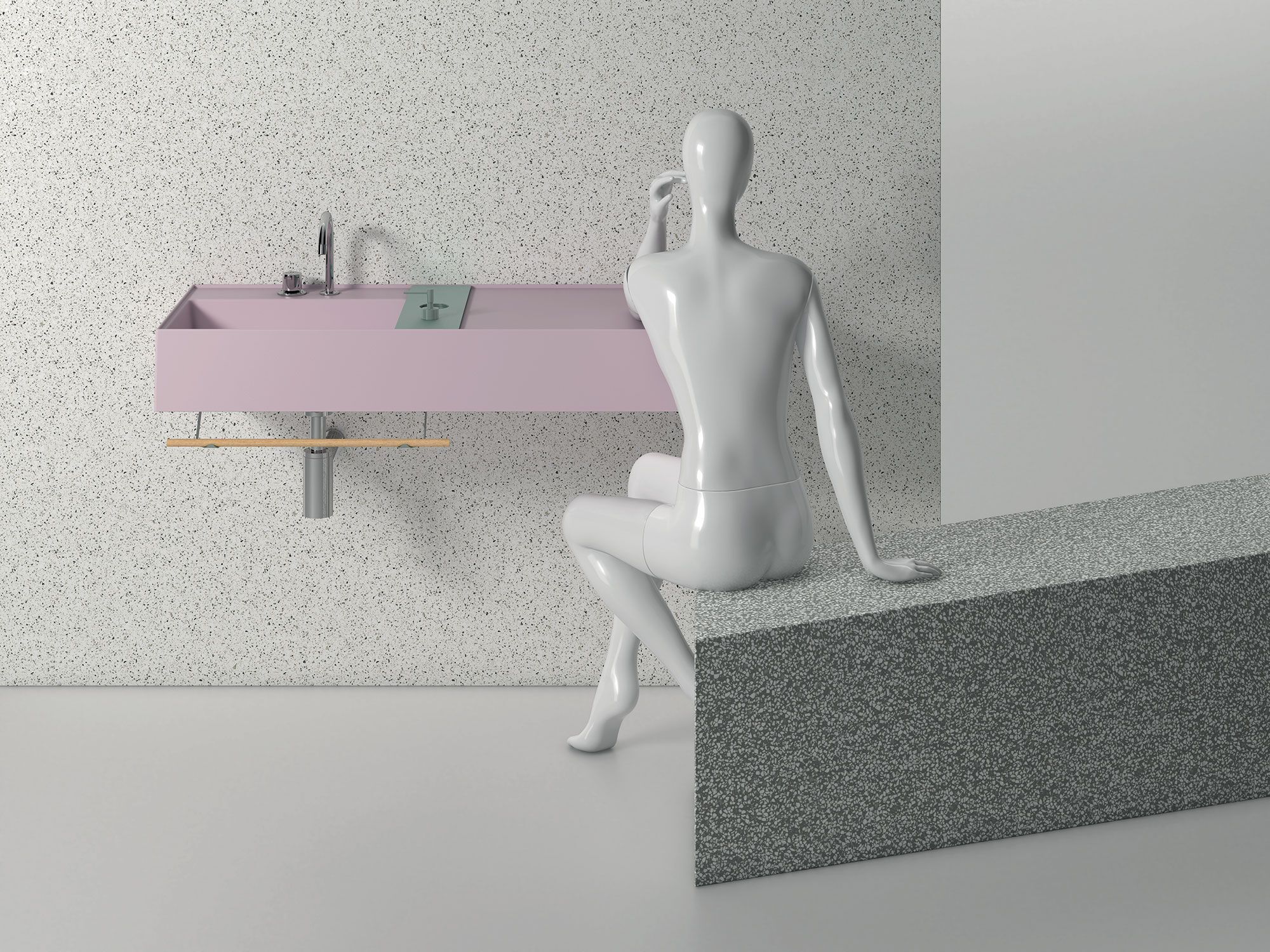 Прямоугольная раковина Domus Falerii Lavatrucco ARCH-00153195 - Вид №8