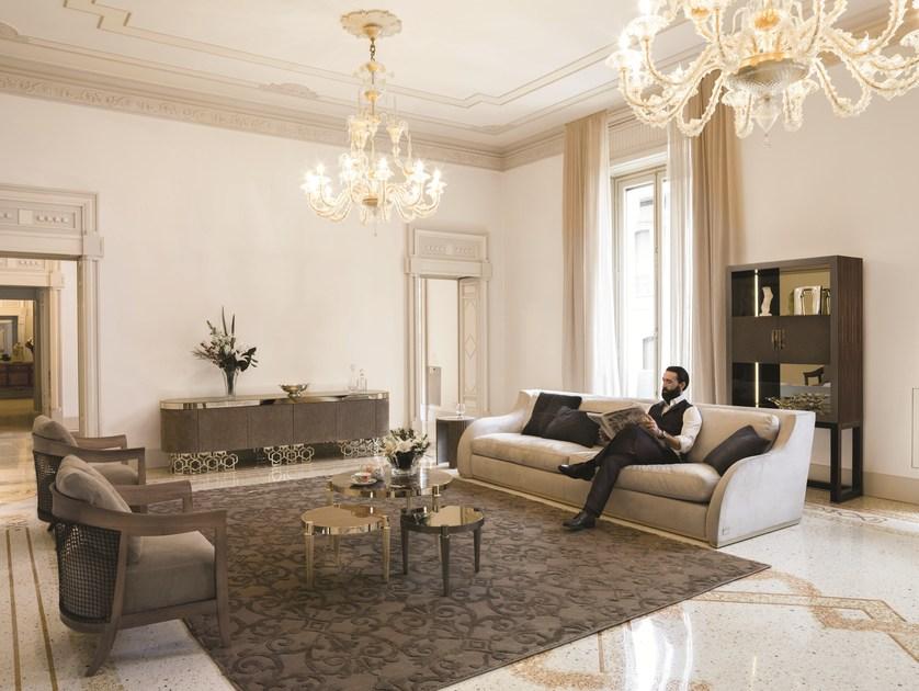 Longhi 4-х местный кожаный диван Loveluxe 2016 – vanity collection W 548 - Вид №1