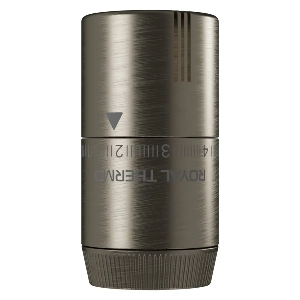 Термостатическая головка жидкостная Royal Thermo Design Pro M30x1.5 никель матовый STLM-2002795 - Вид №3