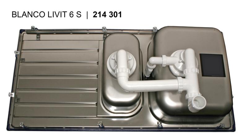 514796 Кухонная мойка Blanco Livit 6 S полированная  Blanco Livit - Вид №6