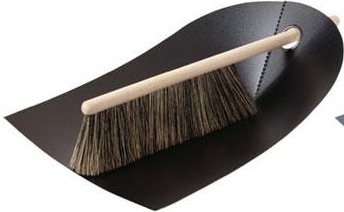 303200 Dustpan & Broom Black Normann Copenhagen  - Вид №1