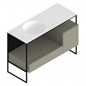 8MP303NETO Шкаф с металлической структурой Kos by Zucchetti Morphing