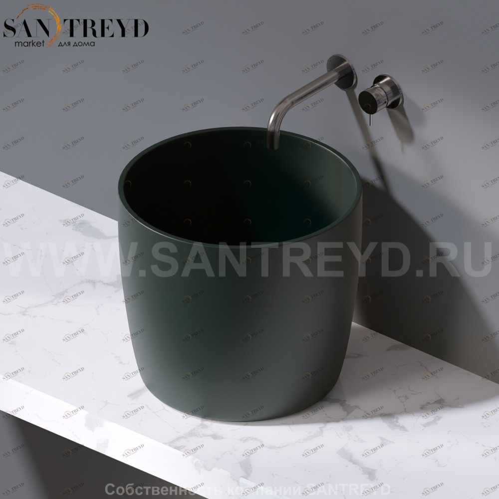 L106.143 Накладная раковина на столешницу  овальная A. e T. Italia PILLAR AeT ITALIA