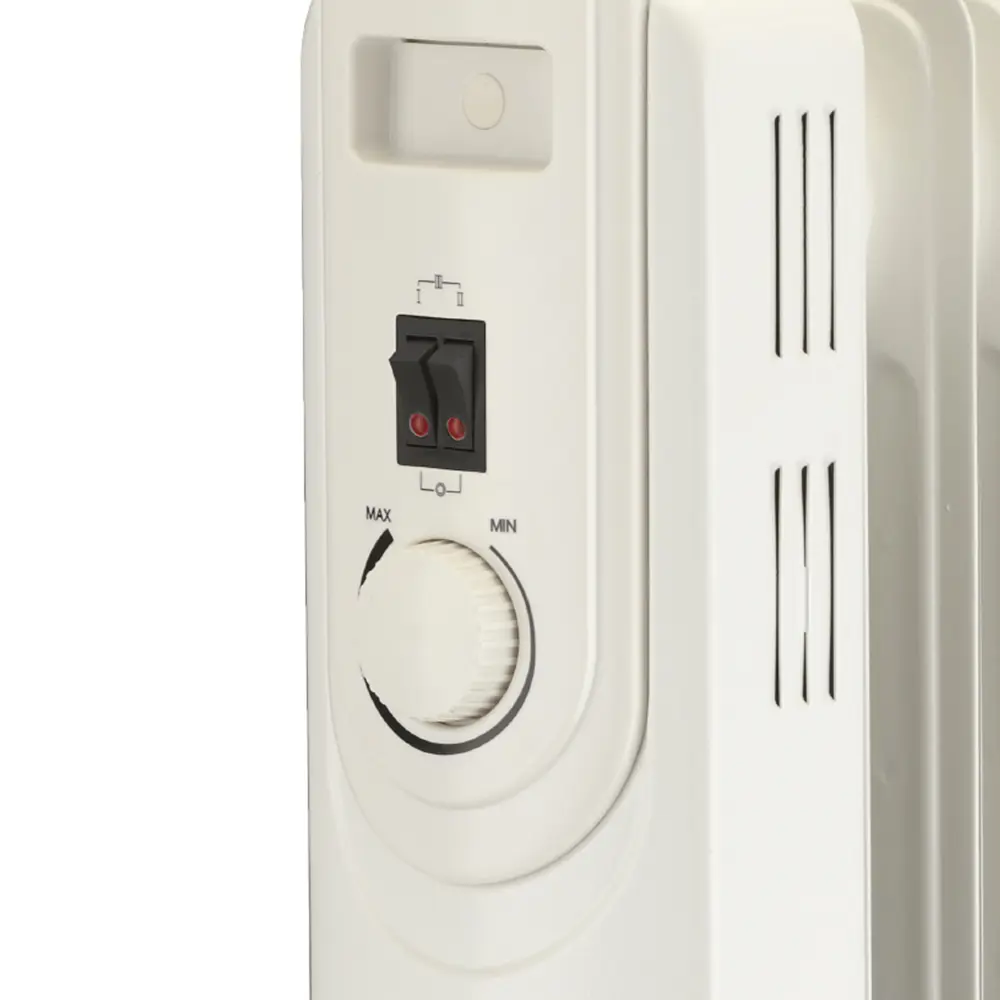 Обогреватель масляный Monlan MR-25 с механическим термостатом 2500 Вт 11 секций цвет белый STLM-2066323 - Вид №2