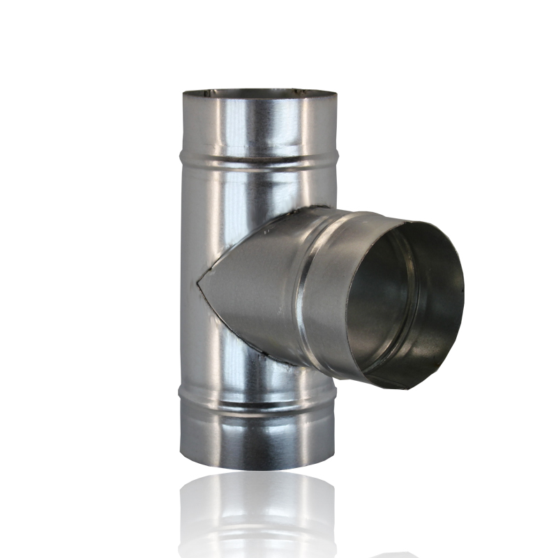 Тройник круглый (оц. сталь) d125/125/125 Santreyd 00-0232-004 - Вид №1