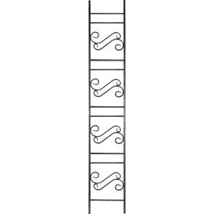 Ограждение для клумб Сплетение 200x380x20 см