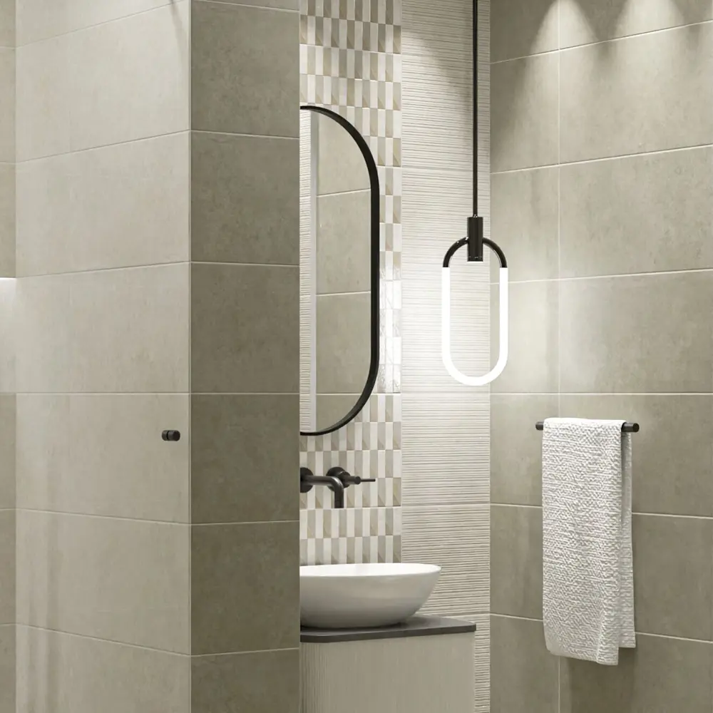 Настенная плитка Azori Catar Cotto 31.5x63 см 1.79 м² матовая цвет темно-бежевый STLM-2043231