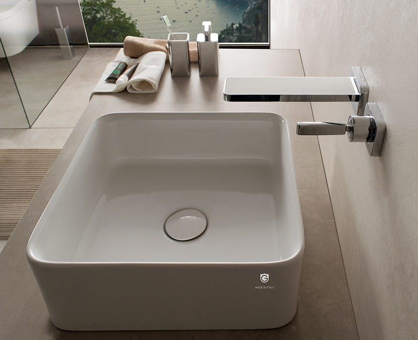 Fu92ce015 Накладная раковина на столешницу  овальная GUGLIELMI  - Вид №1