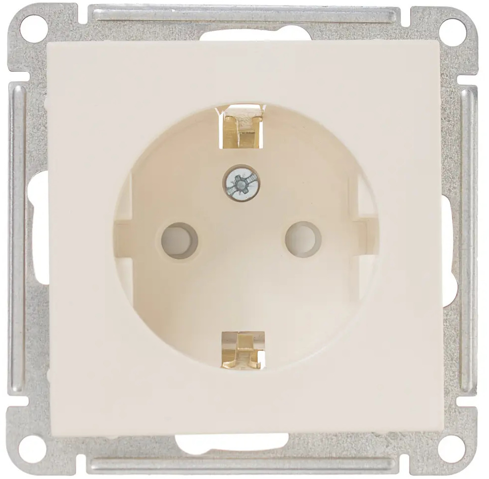 SYSTEME ELECTRIC Розетка скрытого монтажа W59 с защитными шторками 18799295