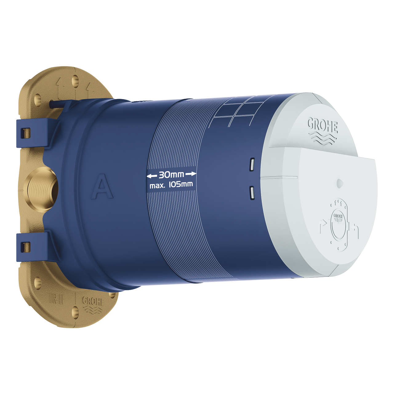 Встраиваемая часть верхнего душа GROHE с душевым кронштейном, с ограничением расхода воды 9,5 л/мин (26484000) Spare Parts - Вид №1