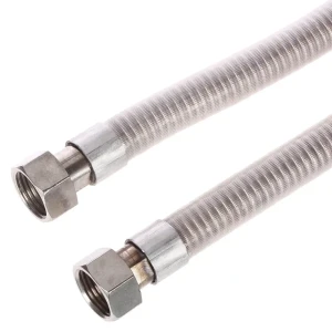 Гибкая подводка для газа и воды сильфон 1/2" гайка-гайка 200 см 81979436 STLM-2108453