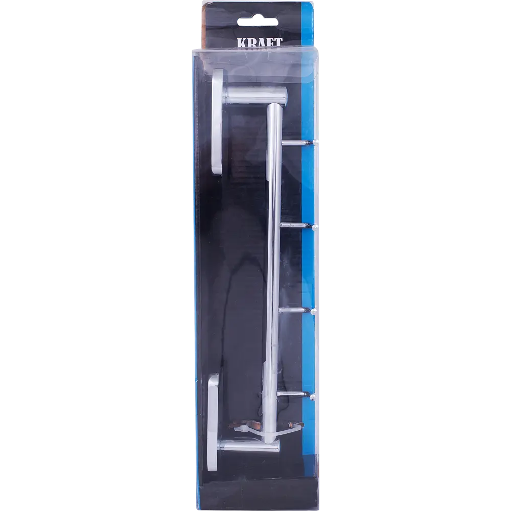 Планка «Kraft», 4 крючка, 25 см, цвет хром BRISSEN STLM-2159572 - Вид №3
