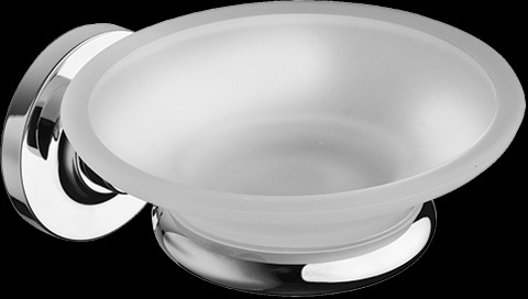 VI123 Мыльница в ванную, подвесная, из матового стекла bagno&associati VITA