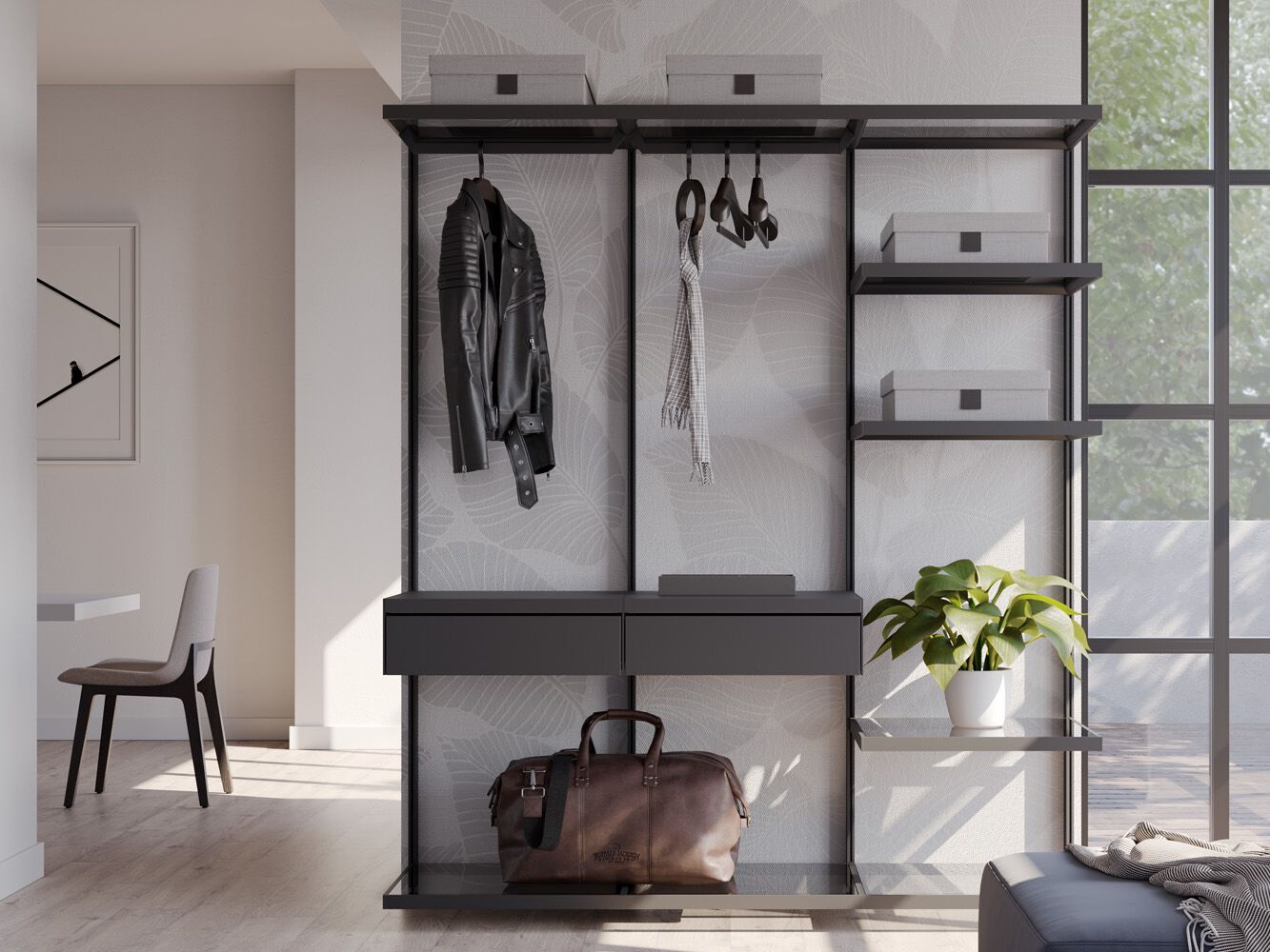 Модульная система для оснащения стен и гардеробных SALICE LUXER ARCH-00085420 - Вид №3