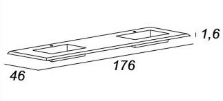 Мебель для ванной CEZARES BELLAGIO 175 Light Pink Stone - Вид №11