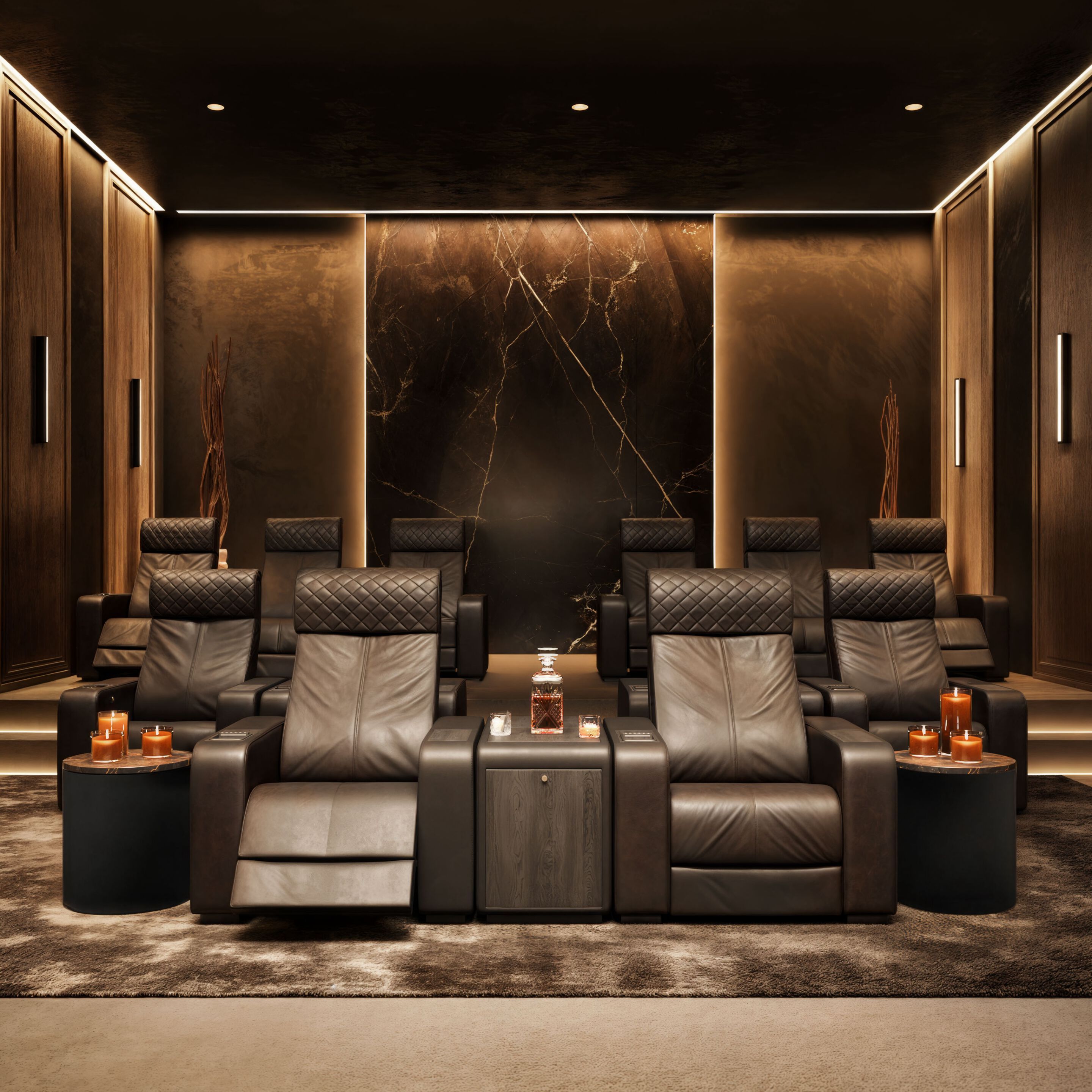 Кожаное кресло для домашнего кинотеатра Wayne Enterprises Home Collection WE-153 ARCH-00072612 - Вид №1