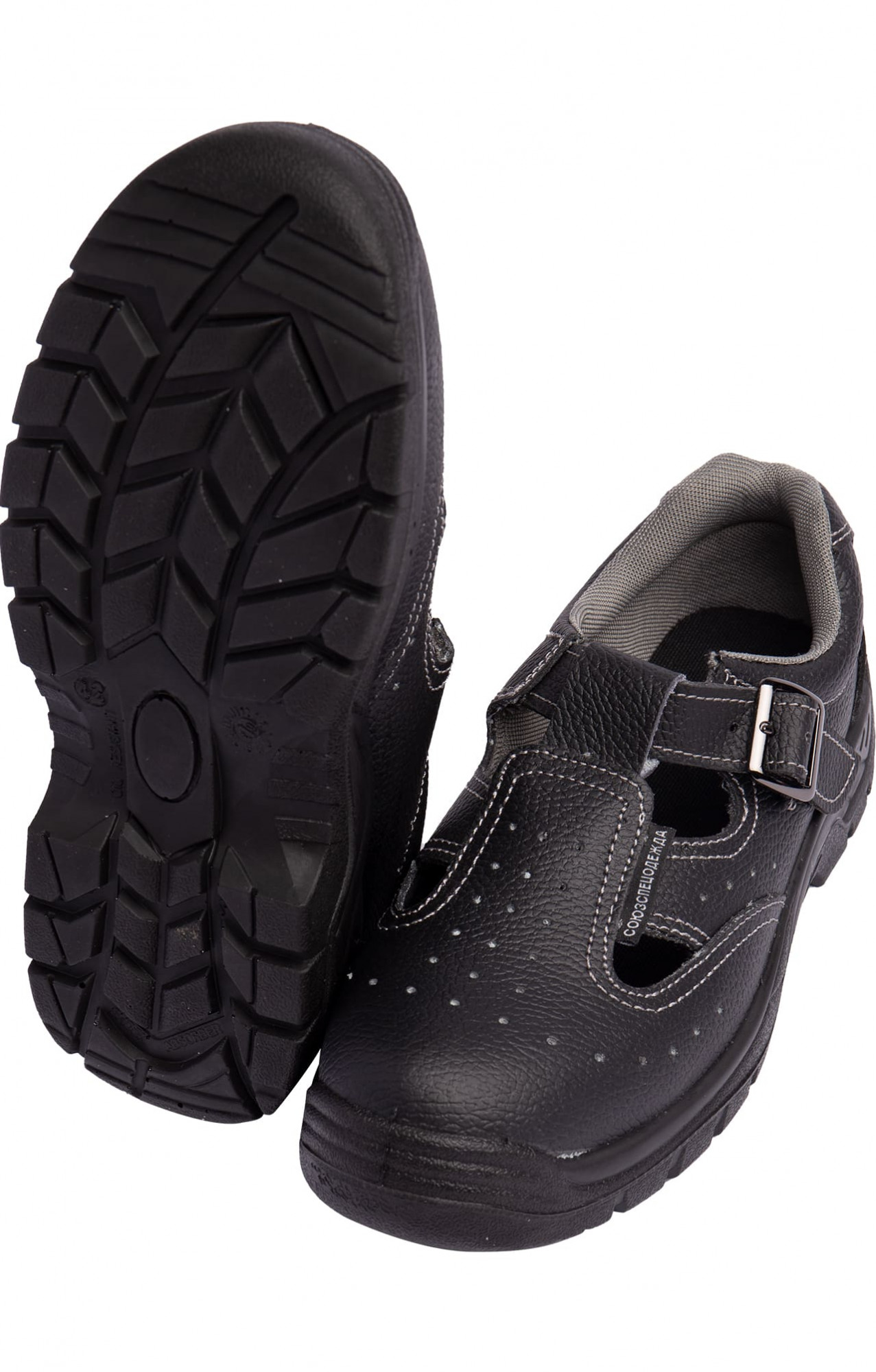 5023071 Полуботинки Мастеров с перфорацией черный  Летняя обувь  размер 47 Спецодежда 