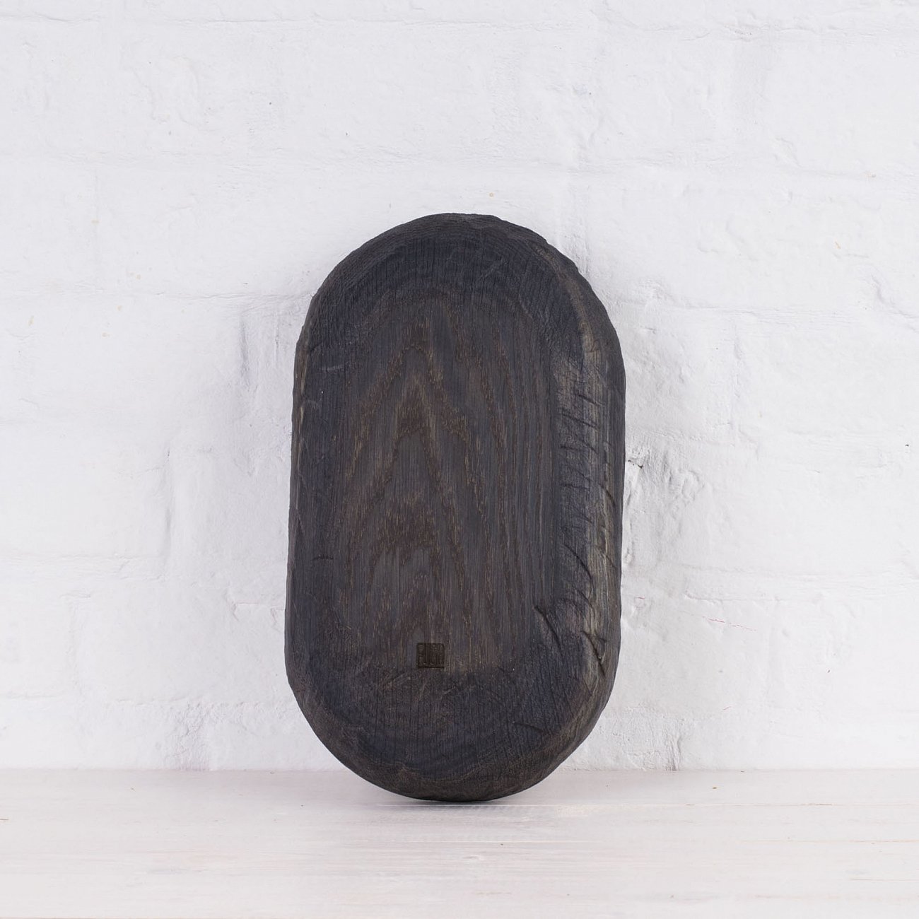 Деревянное блюдо овальное глубокое черное FUGA ECO WOOD 123599 Чёрный  - Вид №1