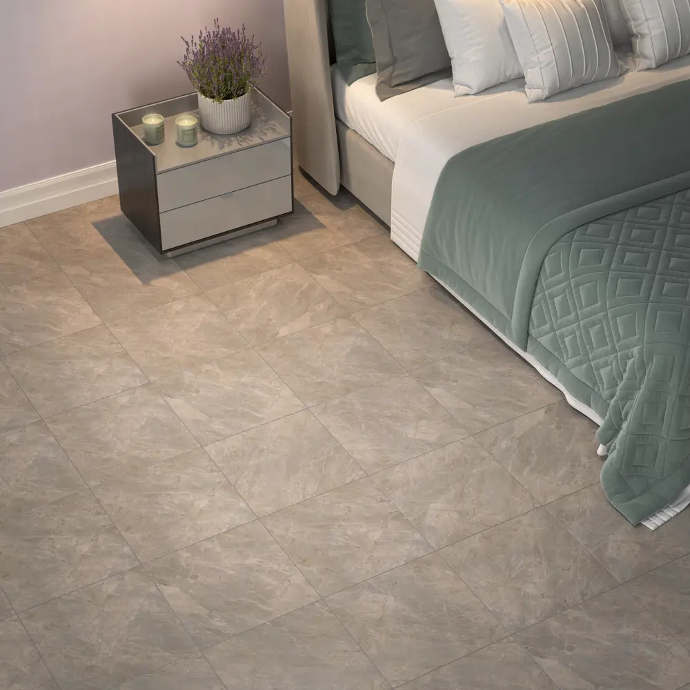 Глазурованный керамогранит Kerama Marazzi Торино 40.2x40.2 см 1.62 м² матовый цвет серый STLM-2196582