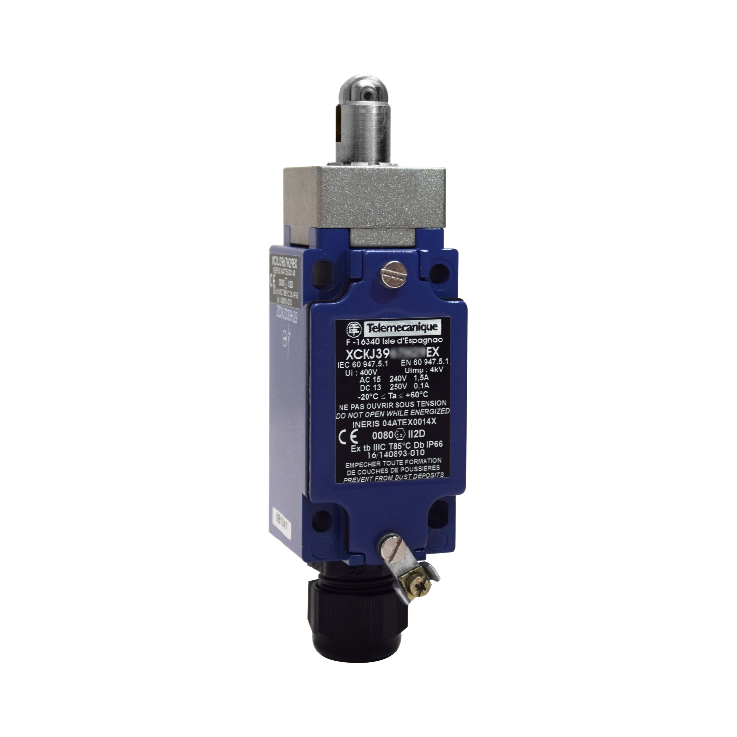 XCKJ3967H29EX МЕТАЛ. КОНЦЕВОЙ ВЫКЛЮЧАТЕЛЬ ATEX M20 Schneider Electric Электромеханические датчики 