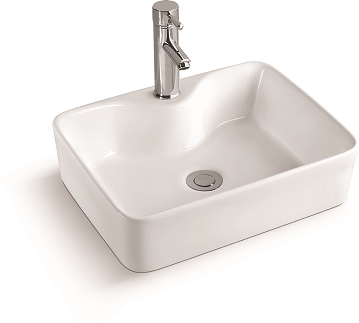 SL-1011 Раковина керамическая накладная без перелива LAB.Space 