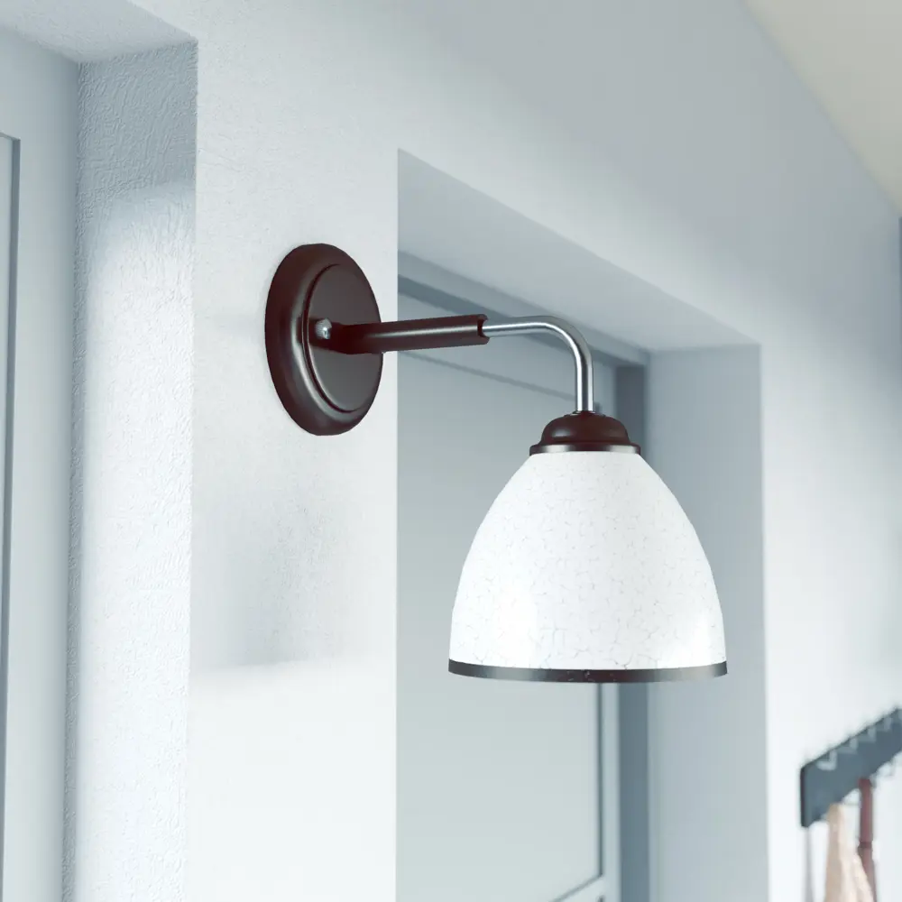 INSPIRE Poitiers - настенное бра с текстурным стеклом для стильного интерьера 85113386 STLM-0058963 - Вид №2