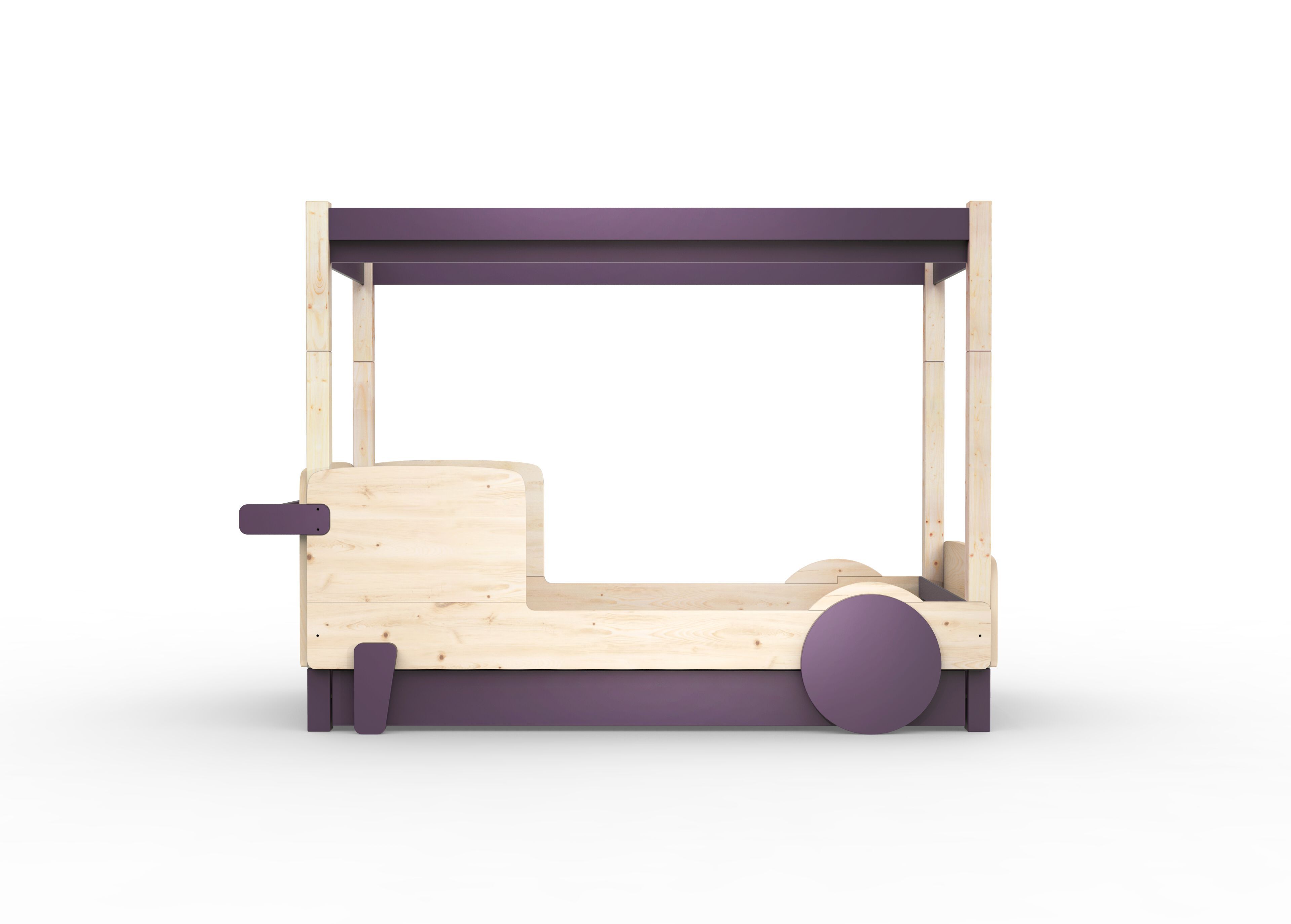 Деревянная выдвижная односпальная кровать с балдахином Mathy by Bols ARCH-00151317 - Вид №27