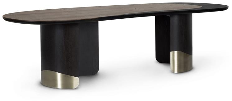 Greenapple Обеденный стол из фанерованной древесины Perfect raw sun-id-1438820 - Вид №1