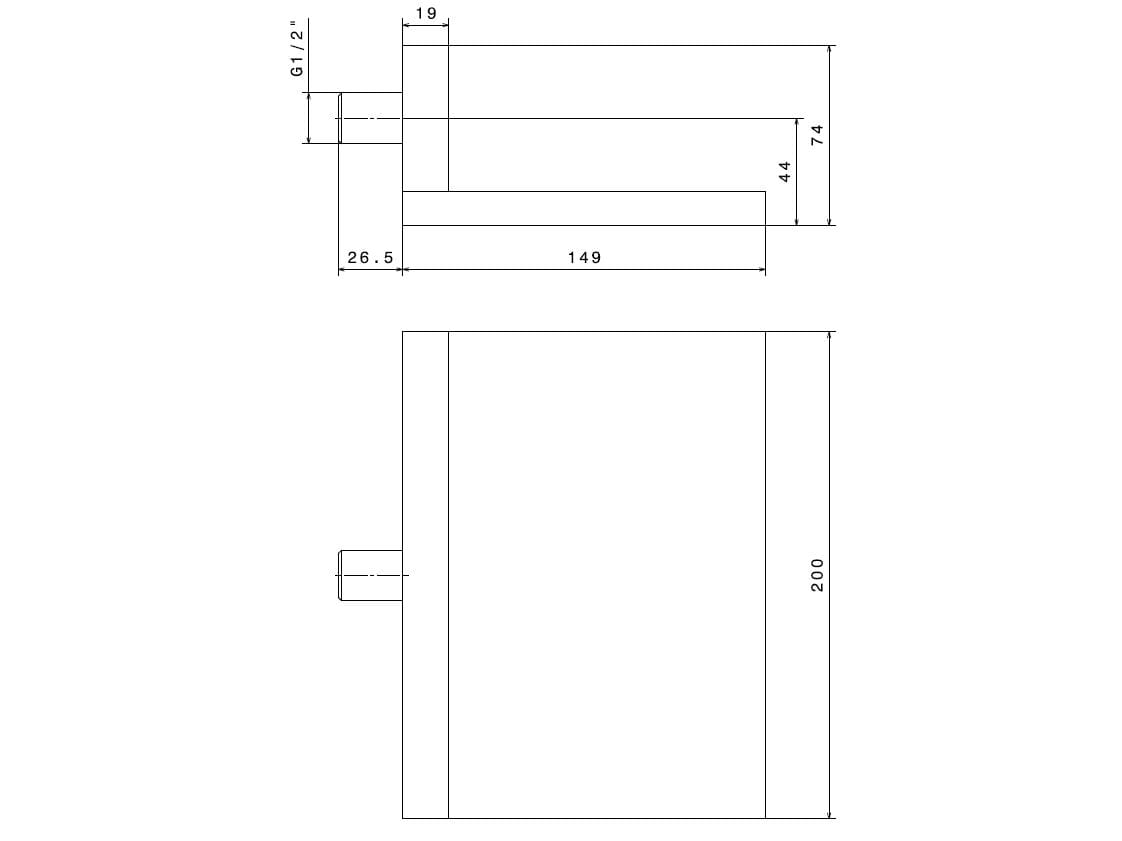 Настенный Водопадный дозирующий носик Newform X-WAY ARCH-00059432 - Вид №3