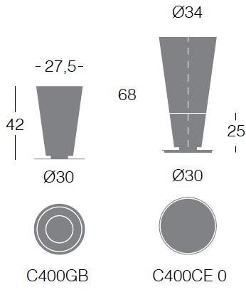 Segis Пластиковая корзина для мусора Capo-famiglia C400ce 0 / c400gb  - Вид №5