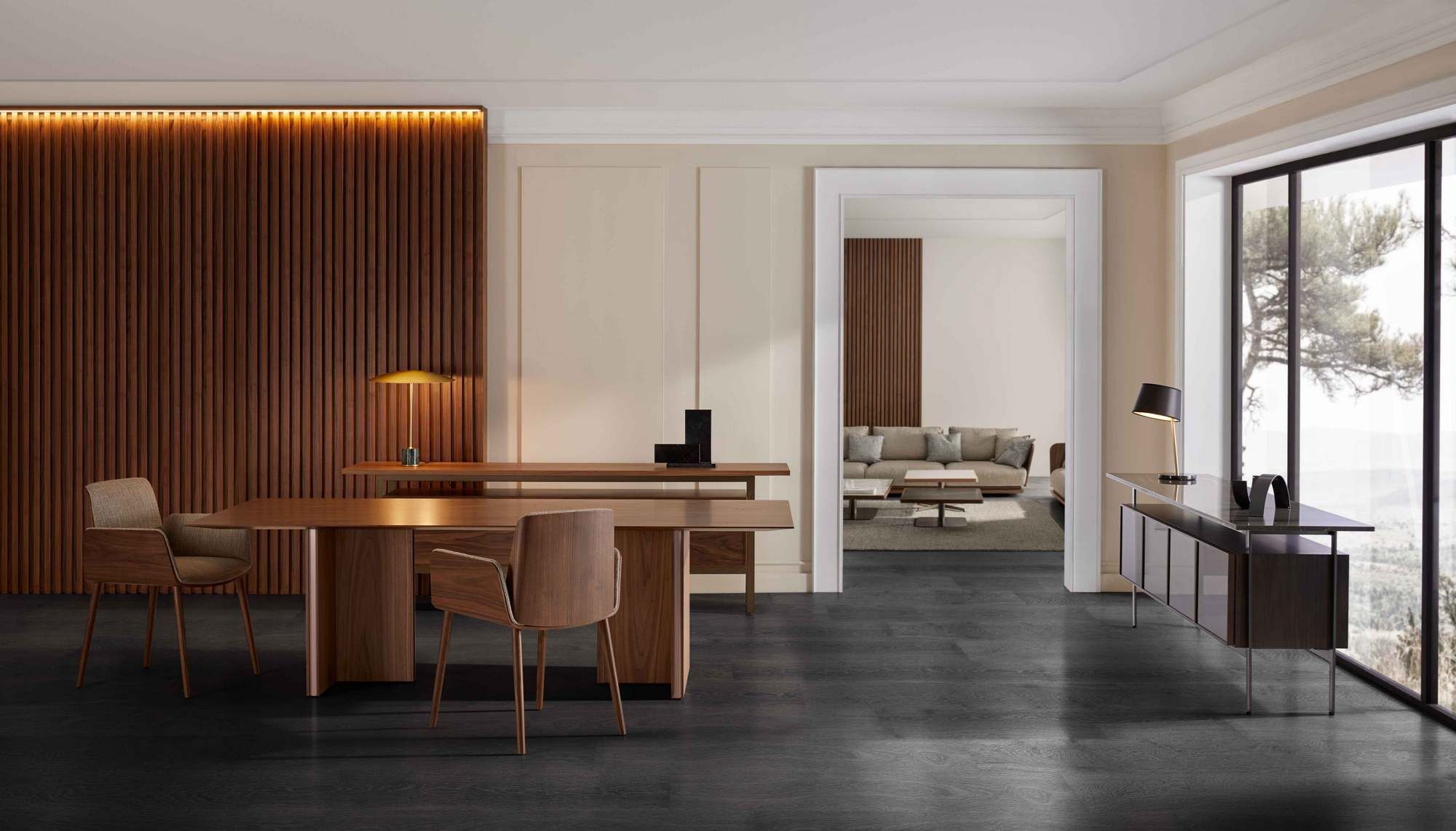 Деревянный прямоугольный обеденный стол Punt Стокгольм ARCH-00130679 - Вид №1