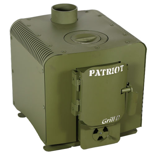 Отопительная печь GRILL'D Patriot 200 (олива) 4886 - Вид №1