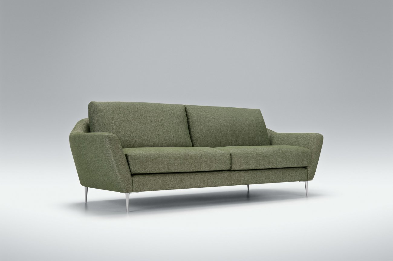 Диван трехместный прямой болотный Agda SITS ДИЗАЙНЕРСКИЕ, AGDA 192440 Зеленый  - Вид №4
