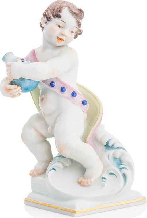 77746 Meissen Фигурка 13см "Знак зодиака Водолей" (Хайнрих Тайн, 1947г.) Фарфор 