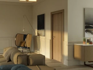 FERREROLEGNO Распашная деревянная дверь Replica