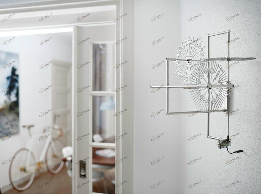 bloomming Настенные часы из нержавеющей стали sun-id-1455129