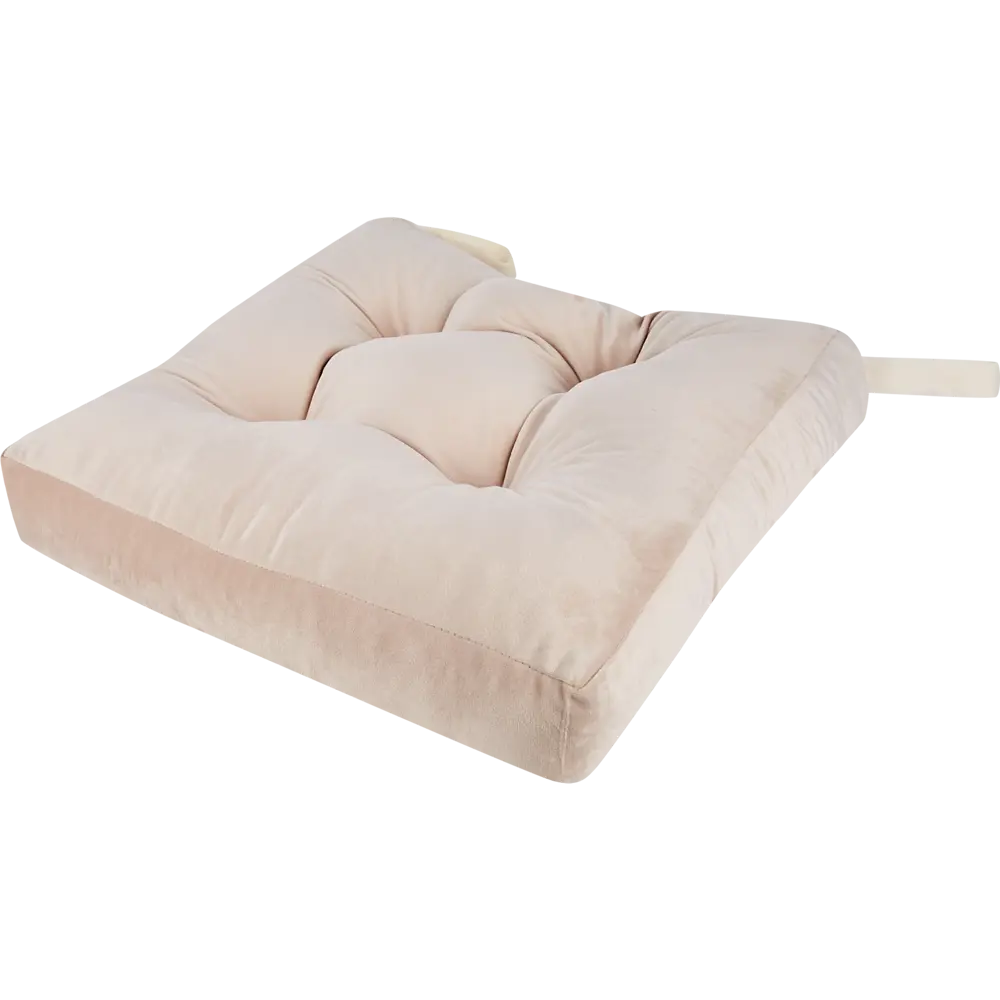 Подушка для стула Jimena 40x40 см цвет бежевый SEASONS STLM-2182970 - Вид №2