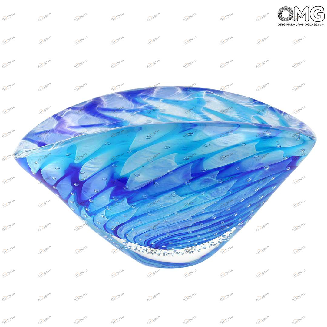 3565 ORIGINALMURANOGLASS Чаша Исландия - соммерсо - муранское стекло OMG 32 см 