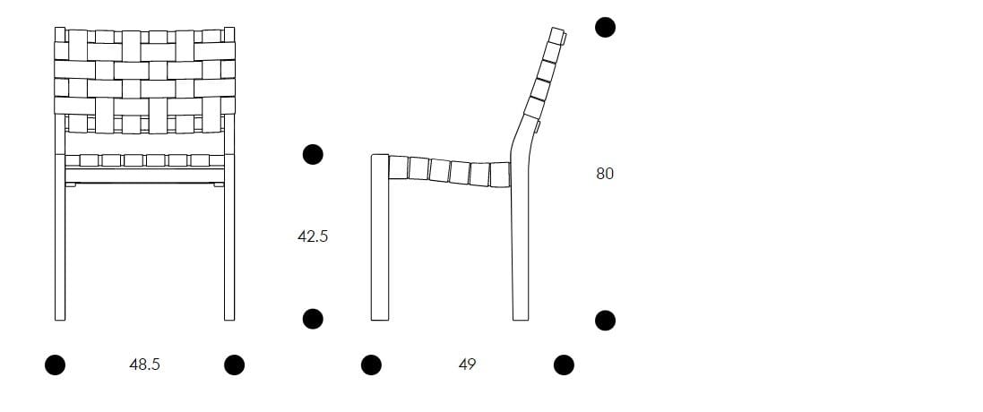 Деревянный стул Artek 611 ARCH-00083541 - Вид №15