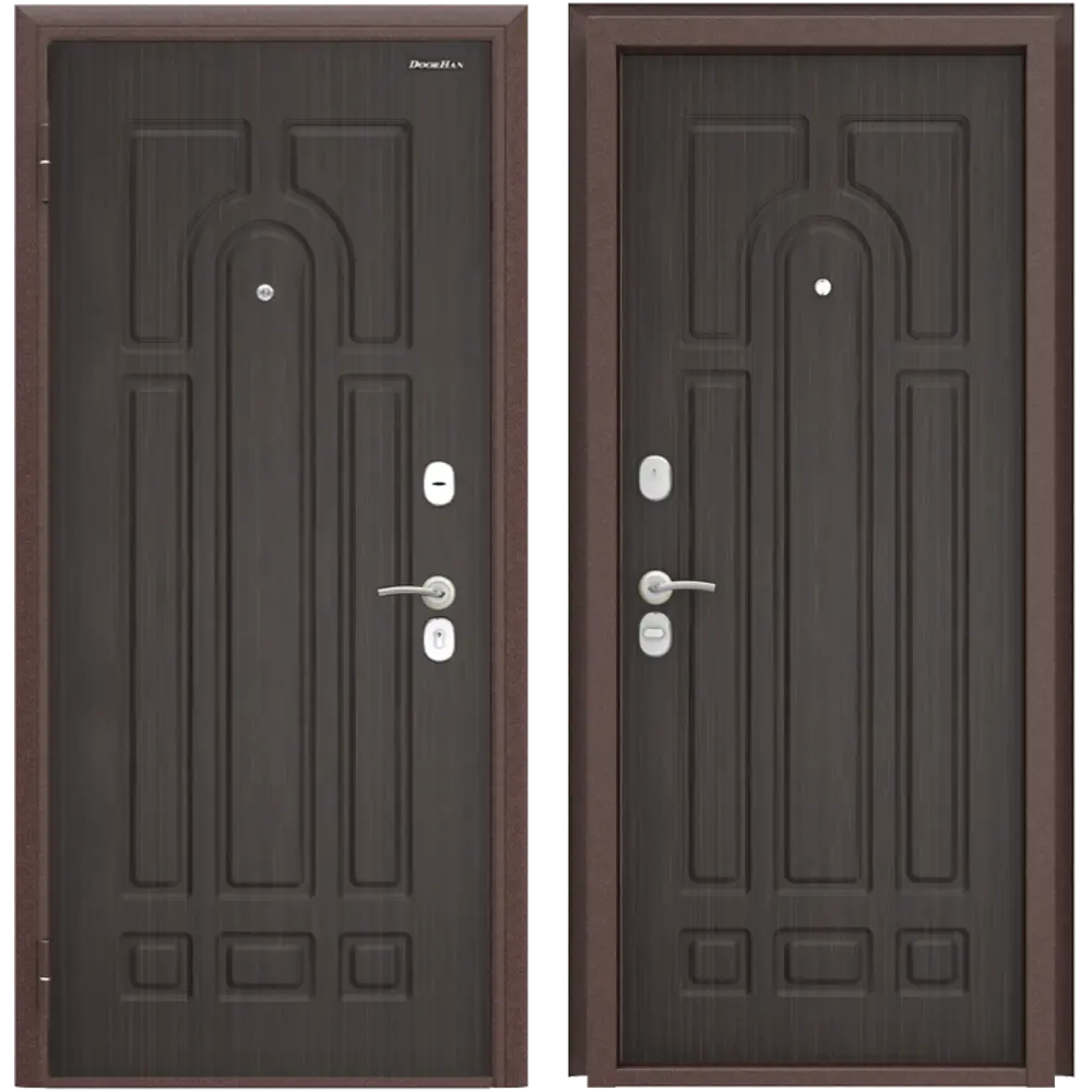 Дверь входная металлическая Оптим 88x205 см левая венге DOORHAN STLM-2069794