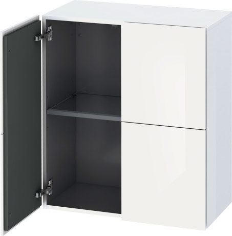 LC117704343 L-Cube Шкаф Базальт матовый, декор Duravit - Вид №2