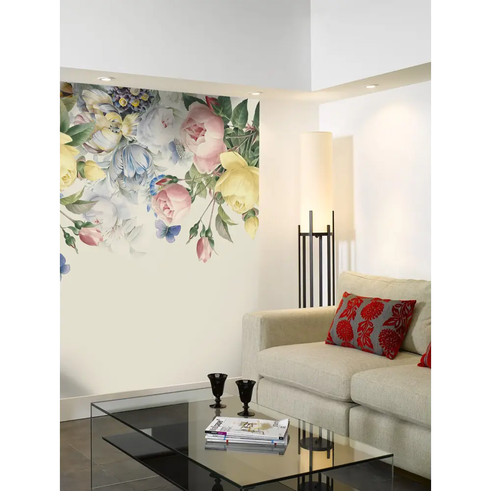 Фотообои 3D Flizart «Цветочная акварель», флизелиновые, 300x280 см FBRUSH STLM-2077713 - Вид №2