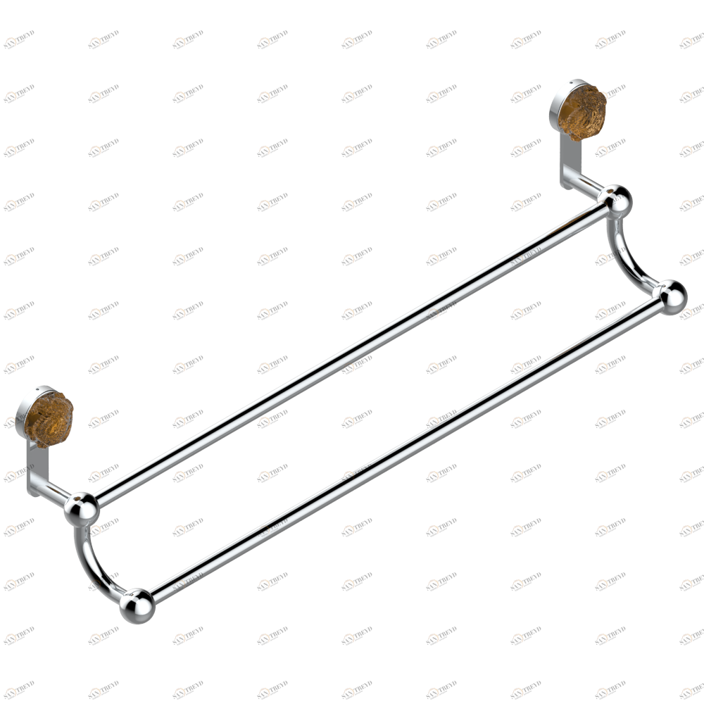 U5D-516 Полотенцедержатель - 2 фиксированные рейки 70 cм, диаметр : 16 мм Thg-paris Sun Dragon Хром U5D-516 CAT.A