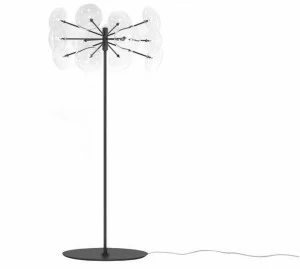 Tonin Casa Торшер из хрусталя на металлической основе Breath